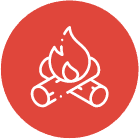 Use natural gas or propane